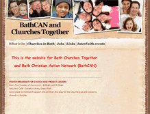 Tablet Screenshot of bathchurches.org.uk
